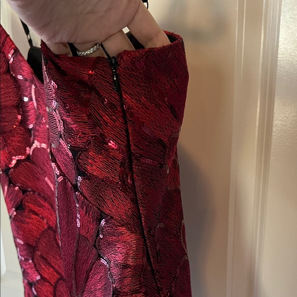 White House Black Market Red Sequin Camisole - Picture 7 of 7